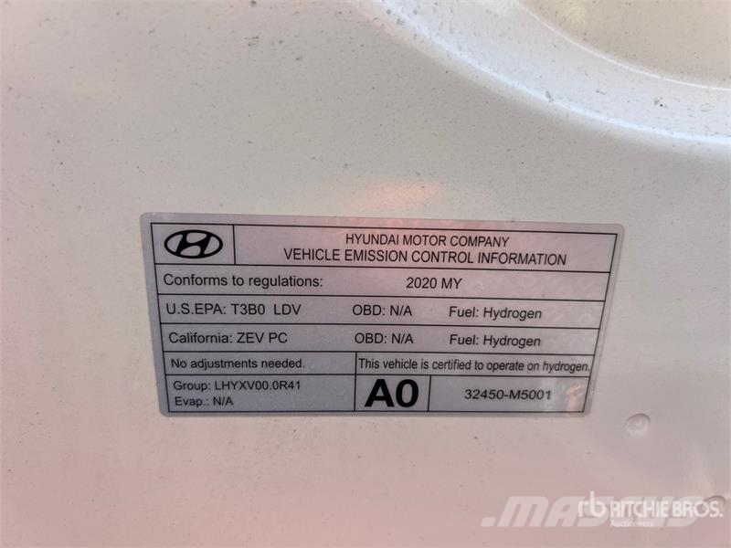 Hyundai Nexo 2WD SUV (Inoperable) Voiture