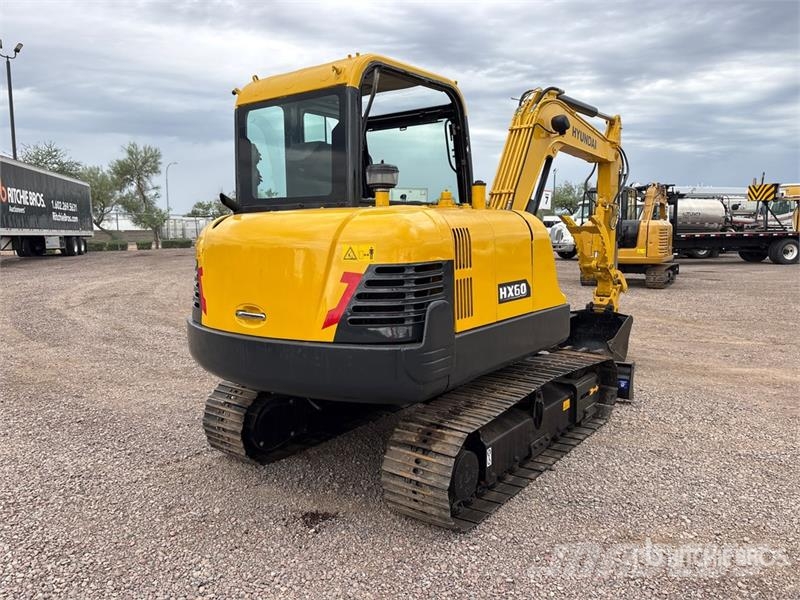 Hyundai R60-7 Tracked Excavator Bagri goseničarji