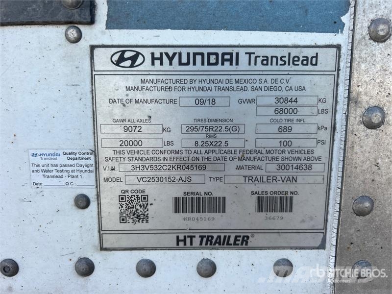 Hyundai VC2530152-AJS Umpikoriperävaunut