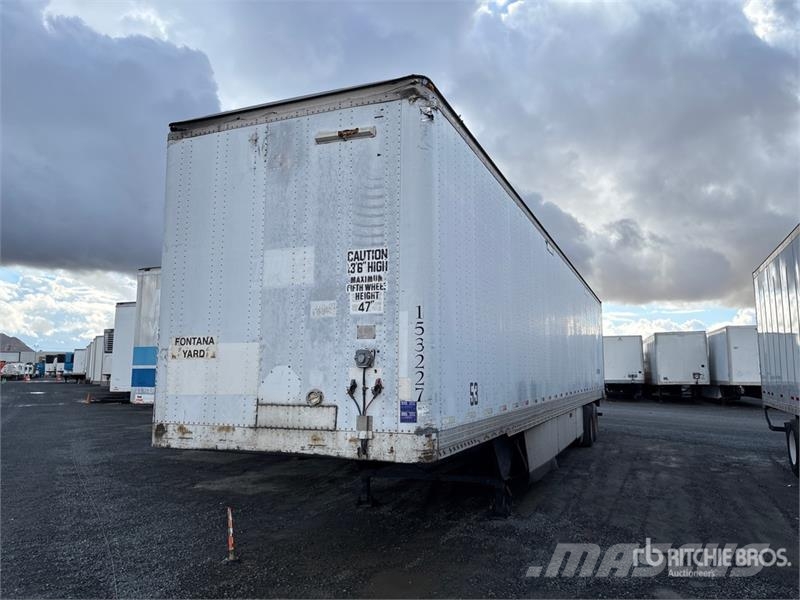 Hyundai VI2530152JSA 53 ft x 102 in T/A Van Trailer Dobozos pótkocsik