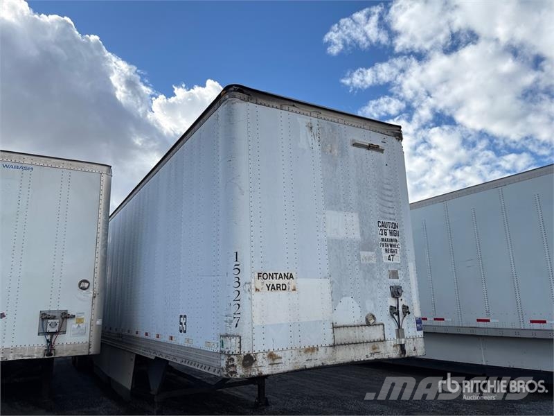 Hyundai VI2530152JSA 53 ft x 102 in T/A Van Trailer Dobozos pótkocsik