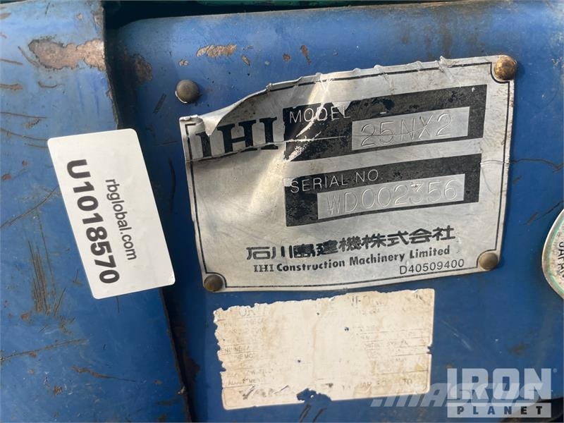 IHI 25NX-1 Mini Excavator Mini ekskavatörler, 7 tona dek