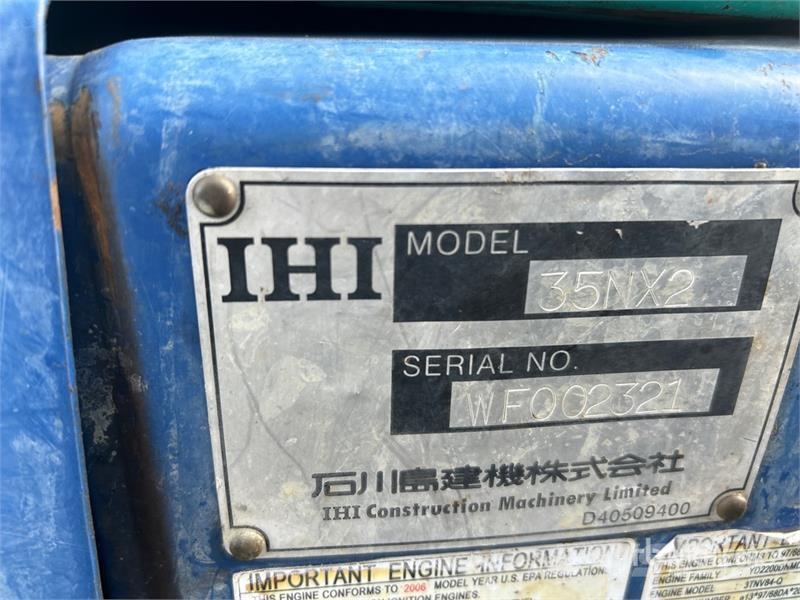 IHI 35NX2 Mini Excavator Mini bagri <7t