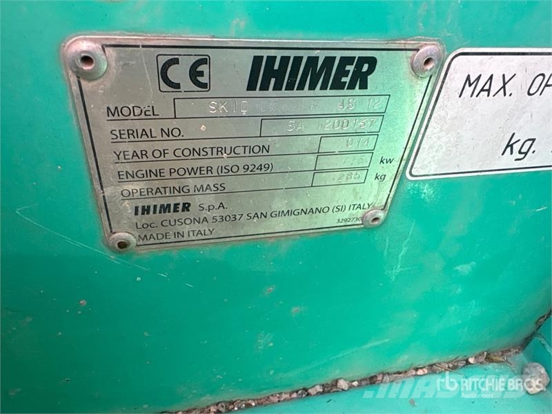 IHI AS12 Skid Steer Loader Minilæsser - skridstyret