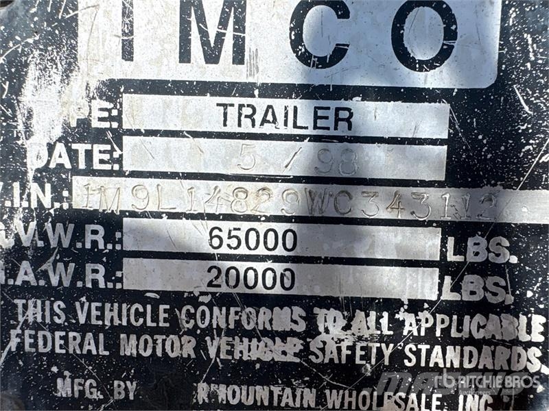 IMCO 48 ft T/A Moving Floor Trailer Walking floor semitrailers