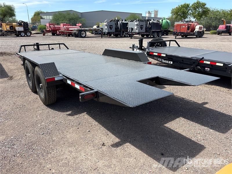Industrias America 227T 22 ft T/A Tilt Deck Trailer 로우 로더