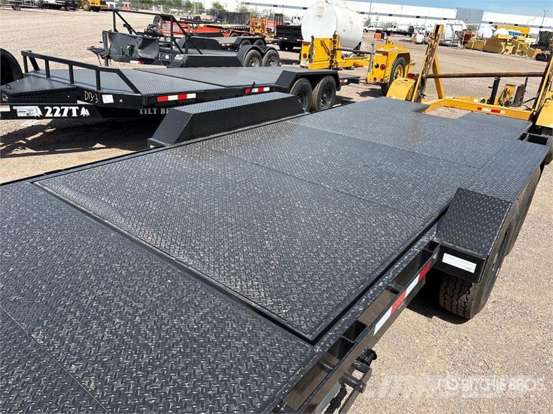Industrias America 227T 22 ft T/A Tilt Deck Trailer 로우 로더