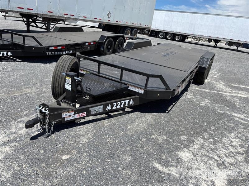 Industrias America 227T 22 ft T/A Tilt Deck Trailer Przyczepy niskopodłogowe
