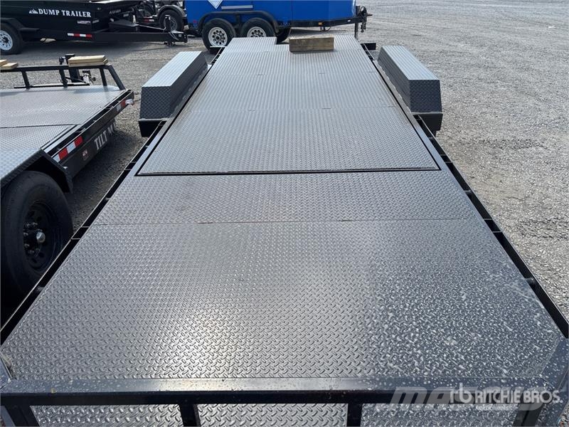 Industrias America 227T 20 ft T/A Tilt Deck Trailer Plataformas bajas