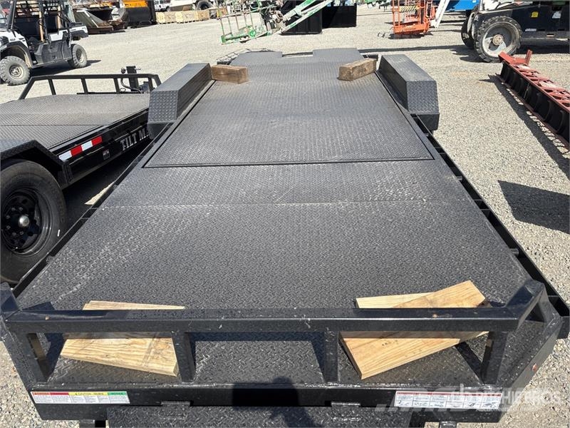 Industrias America 227T 20 ft T/A Tilt Deck Trailer Plataformas bajas