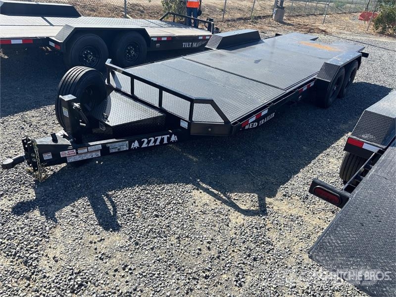 Industrias America 227T 22 ft T/A Tilt Deck Trailer ローローダー