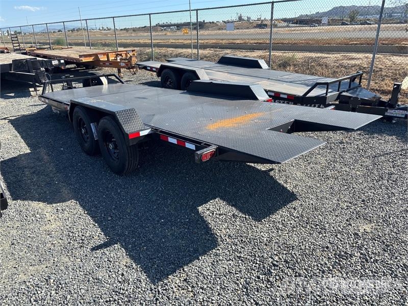Industrias America 227T 22 ft T/A Tilt Deck Trailer ローローダー