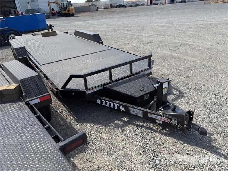 Industrias America 227T 20 ft T/A Tilt Deck Trailer Plataformas bajas