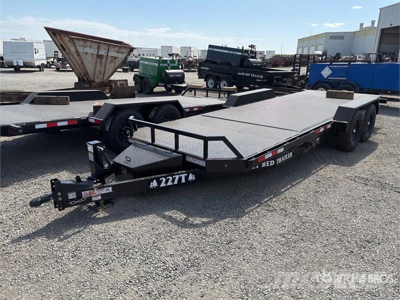 Industrias America 227T 20 ft T/A Tilt Deck Trailer Plataformas bajas