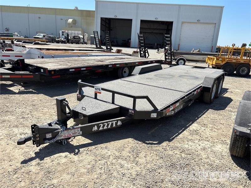 Industrias America 227T 21 ft T/A Tilt Deck Trailer Plataformas bajas