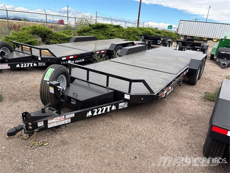 Industrias America 227T 10410 lb 19 ft T/A Tilt Deck Trailer (Unused) Low loaders