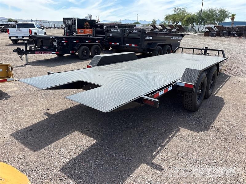 Industrias America 227T 22 ft T/A Tilt Deck Trailer 로우 로더