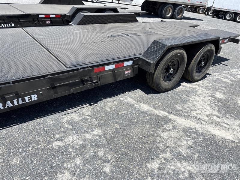 Industrias America 227T 22 ft T/A Tilt Deck Trailer Przyczepy niskopodłogowe