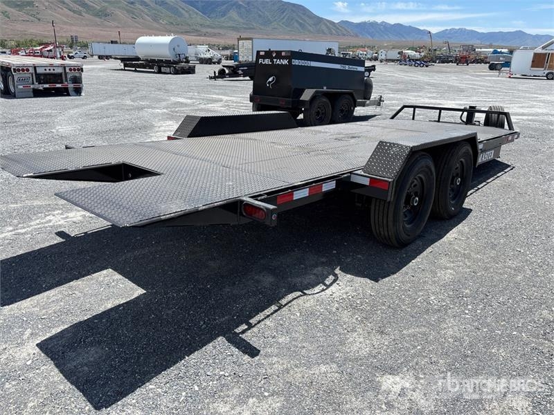 Industrias America 227T 22 ft T/A Tilt Deck Trailer Przyczepy niskopodłogowe