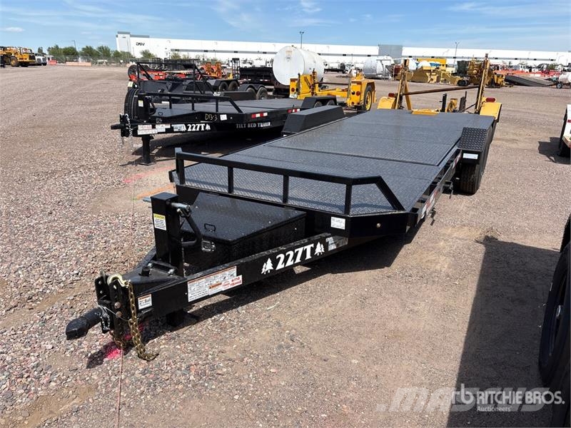 Industrias America 227T 22 ft T/A Tilt Deck Trailer 로우 로더