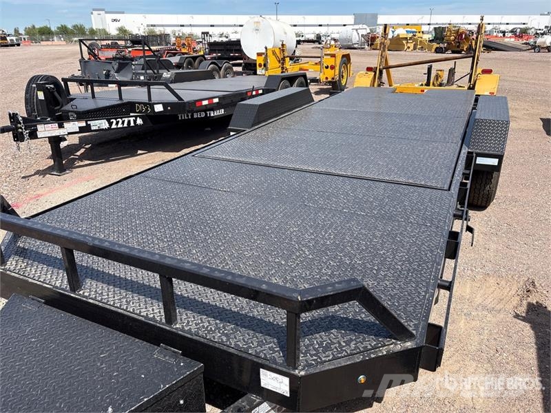 Industrias America 227T 22 ft T/A Tilt Deck Trailer 로우 로더