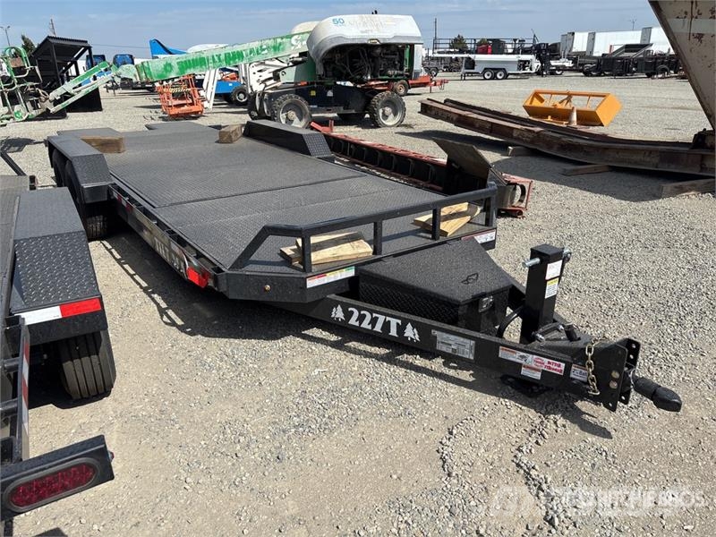 Industrias America 227T 20 ft T/A Tilt Deck Trailer Plataformas bajas