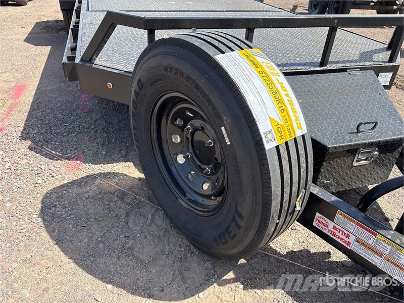 Industrias America 227T 22 ft T/A Tilt Deck Trailer Низкорамные прицепы