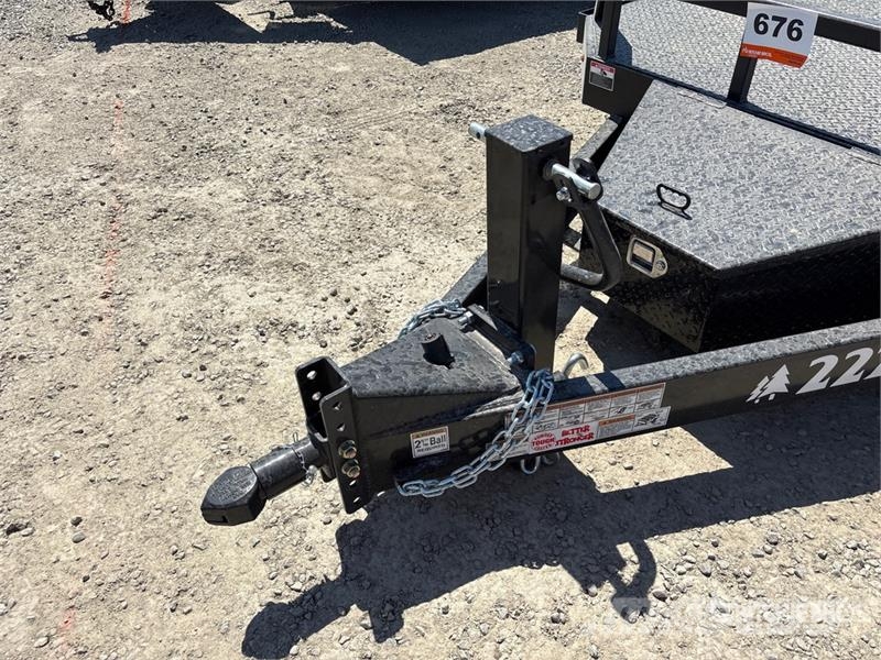 Industrias America 227T 21 ft T/A Tilt Deck Trailer Plataformas bajas