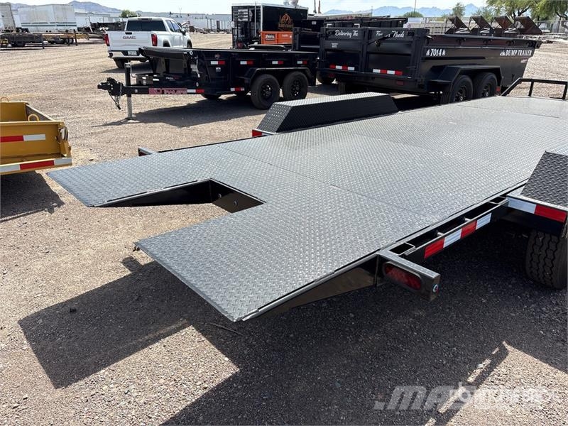 Industrias America 227T 22 ft T/A Tilt Deck Trailer 로우 로더