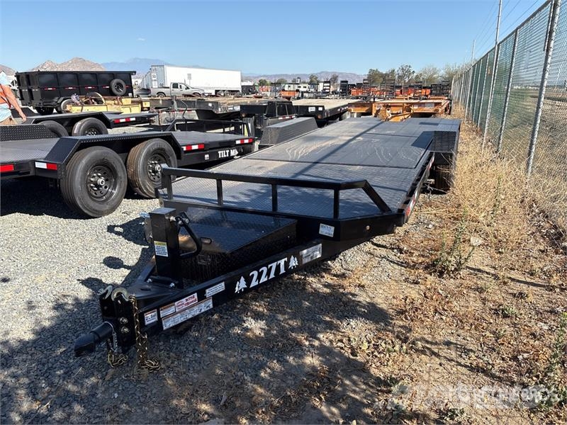 Industrias America 227T 14 ft T/A Tilt Deck Trailer ローローダー