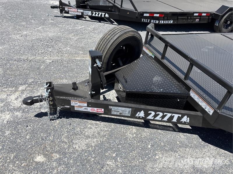 Industrias America 227T 22 ft T/A Tilt Deck Trailer Przyczepy niskopodłogowe