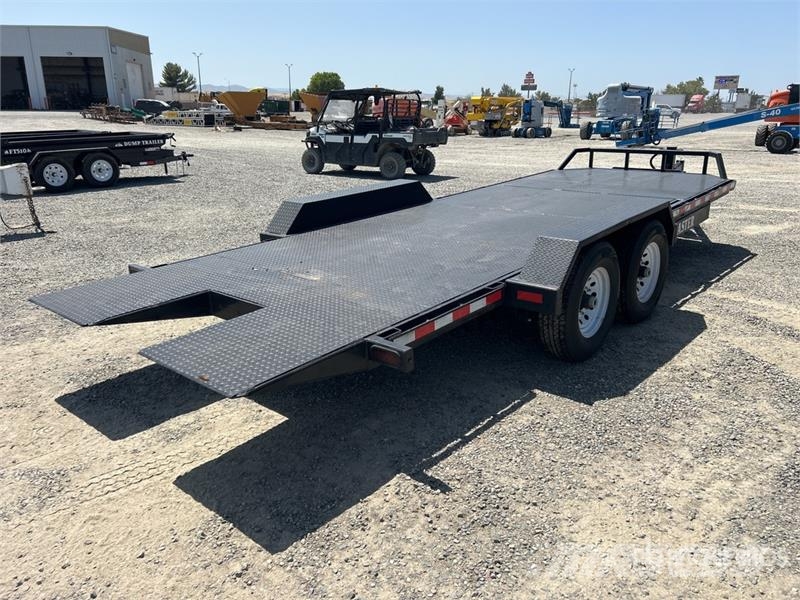 Industrias America 227T 22 ft T/A Tilt Deck Trailer لوادر منخفضة