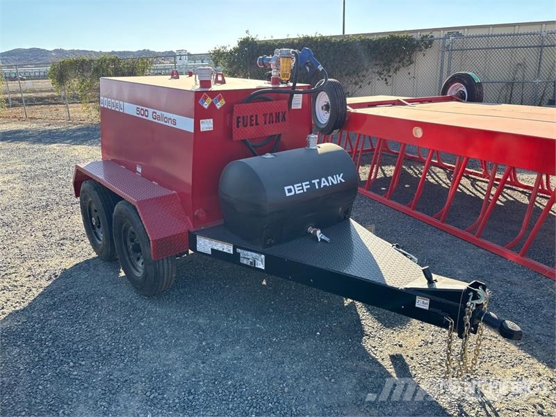 Industrias America 500 500 gal Trailer Mounted Steel Diesel Fuel Tank Tanques de combustível e aditivos