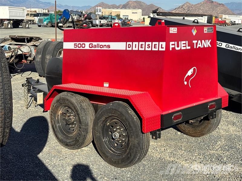 Industrias America 500 500 gal Trailer Mounted Steel Diesel Fuel Tank Tanques de combustível e aditivos