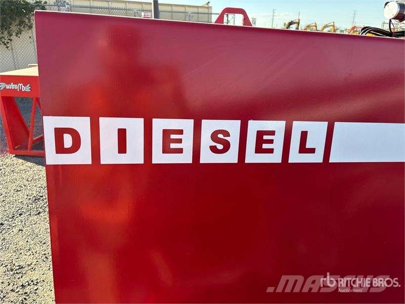 Industrias America 500 500 gal Trailer Mounted Steel Diesel Fuel Tank Tanques de combustível e aditivos