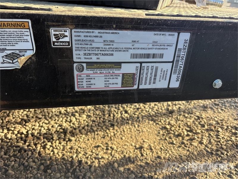 Industrias America 500 T/A Fuel Trailer (Unused) Tanker trailers