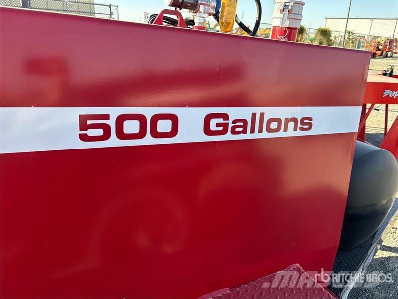 Industrias America 500 500 gal Trailer Mounted Steel Diesel Fuel Tank Tanques de combustível e aditivos