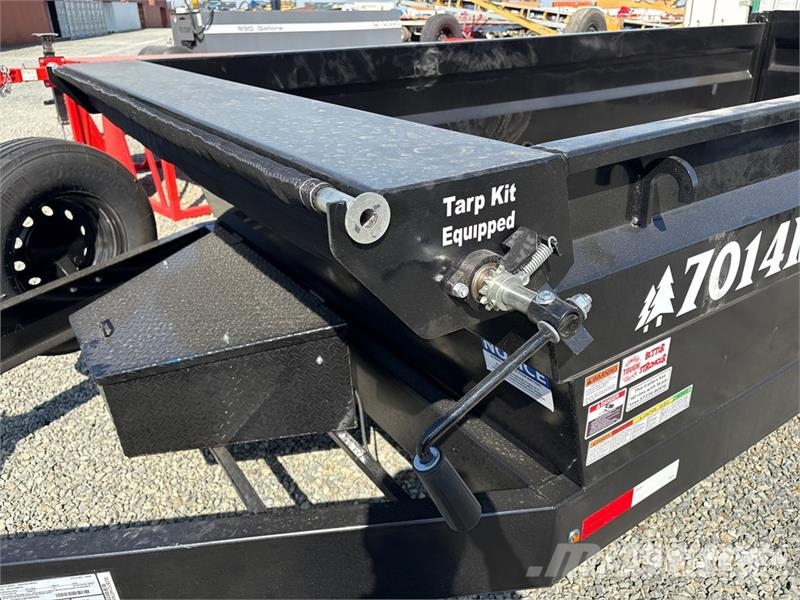 Industrias America 7014r 14 ft T/A Dump Utility Trailer Tipper trailers
