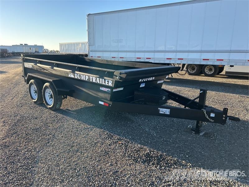 Industrias America 7014R 14 ft T/A Dump Utility Trailer مقطورات قلابة