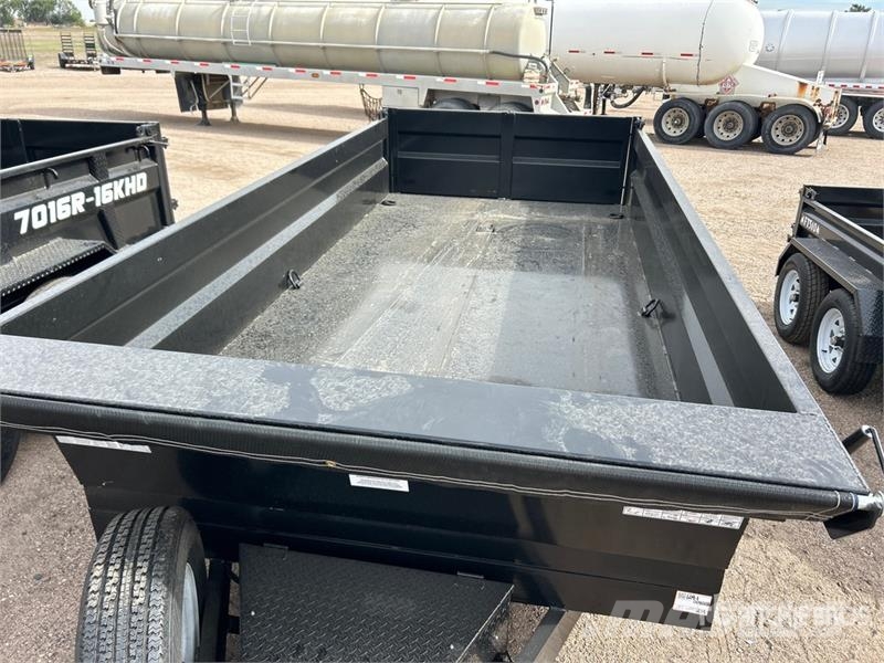 Industrias America 7014 14 ft T/A Dump Utility Trailer (Unused) Billenő pótkocsik