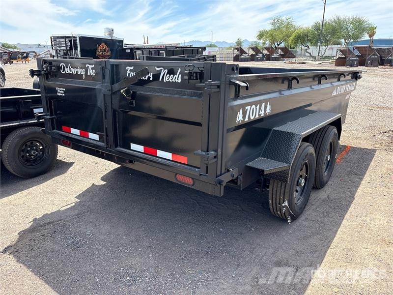 Industrias America 7014 14 ft T/A Dump Utility Trailer Самосвальные прицепы