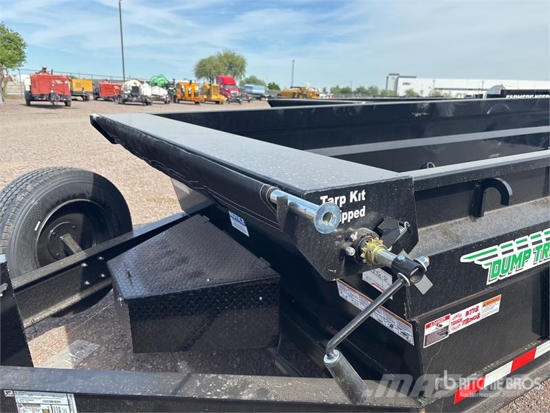 Industrias America 7016R 16 ft T/A Dump Utility Trailer Remorque benne