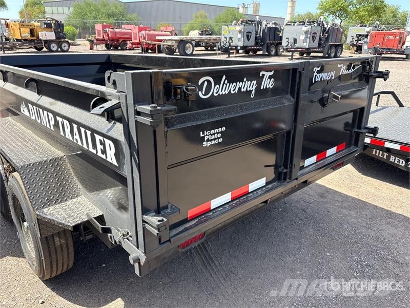 Industrias America 7014 14 ft T/A Dump Utility Trailer Самосвальные прицепы