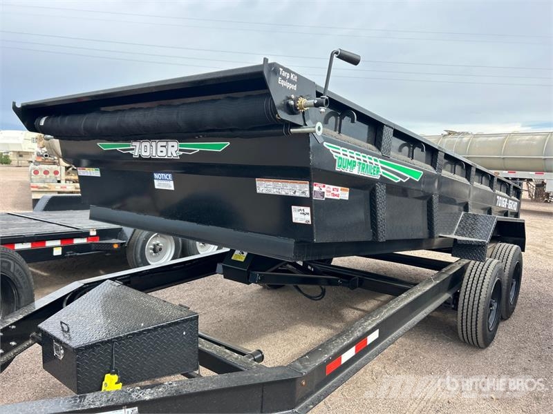 Industrias America 7016R 16 ft T/A Dump Utility Trailer (Unused) Billenő pótkocsik