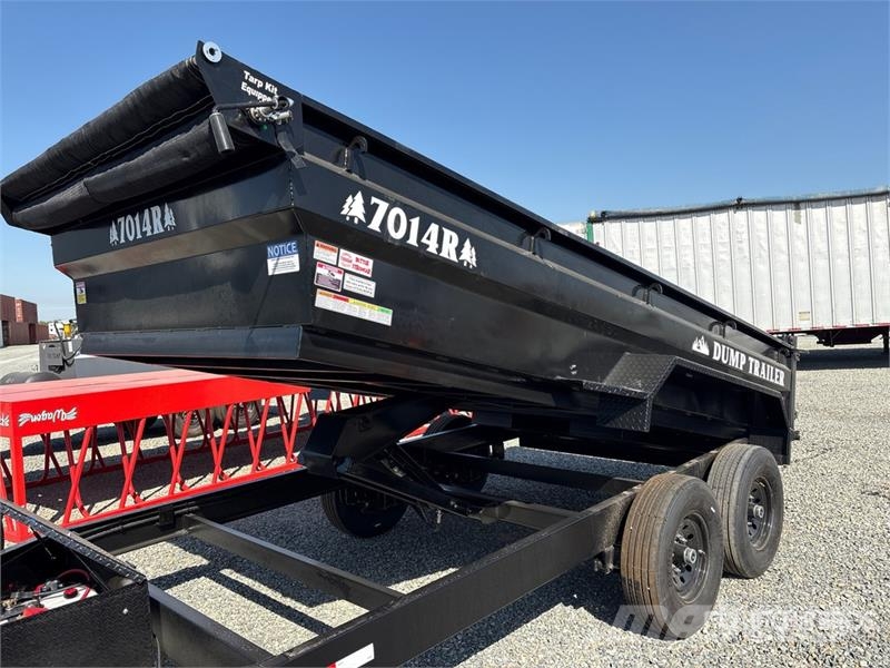 Industrias America 7014r 14 ft T/A Dump Utility Trailer Tipper trailers