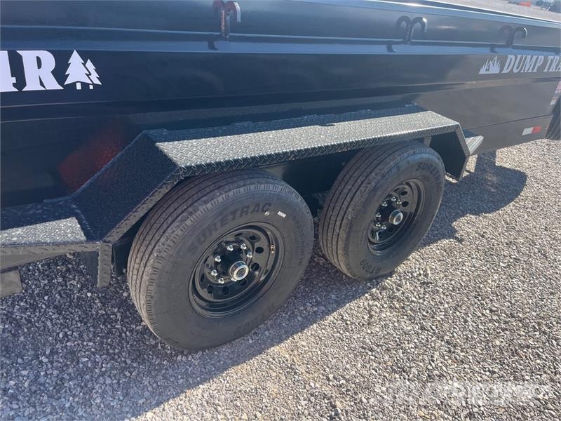 Industrias America 7014r 14 ft T/A Dump Utility Trailer Pašizgāzējs
