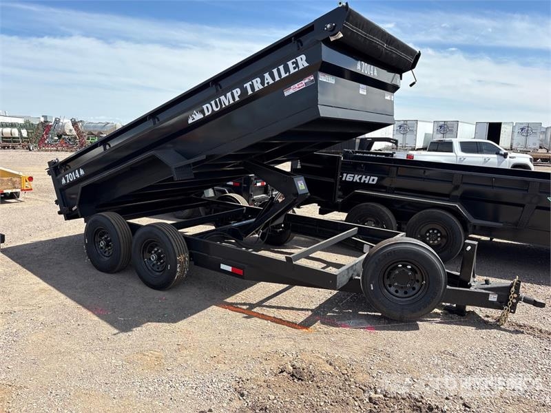 Industrias America 7014 14 ft T/A Dump Utility Trailer Самосвальные прицепы