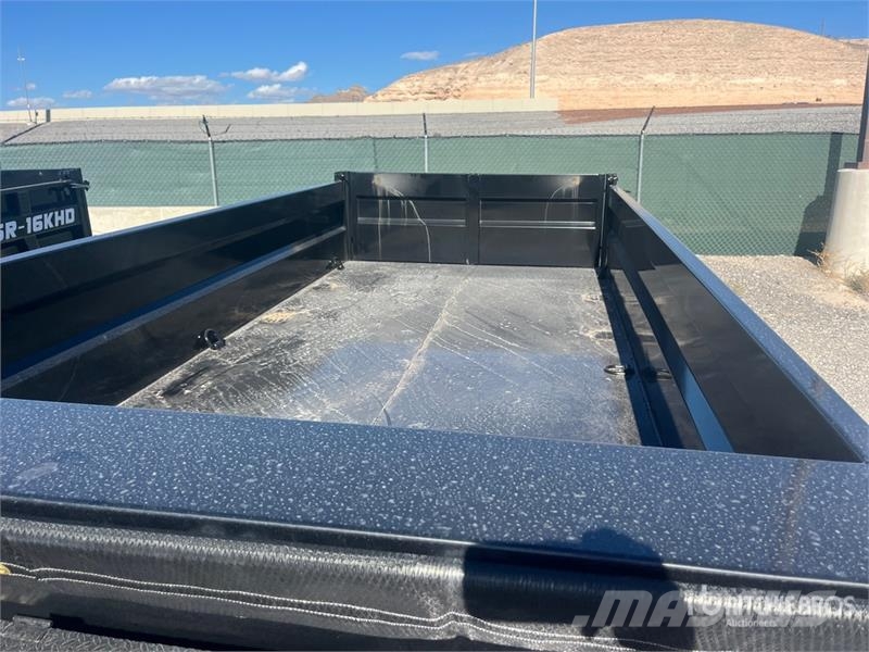 Industrias America 7014r 14 ft T/A Dump Utility Trailer Pašizgāzējs