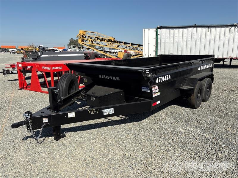 Industrias America 7014r 14 ft T/A Dump Utility Trailer Tipper trailers