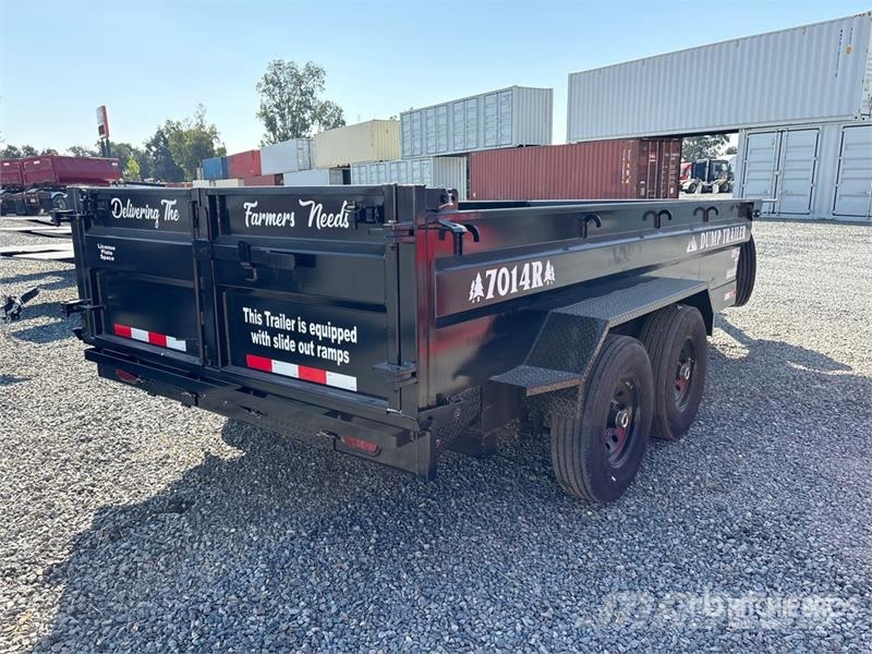 Industrias America 7014r 14 ft T/A Dump Utility Trailer Tipper trailers